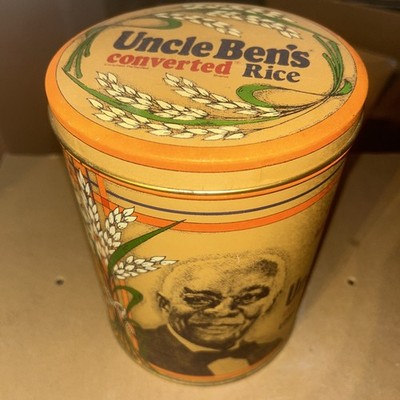 Uncle Bens 1985 Converted Rice Tin Collectible In Good Collectible Condition