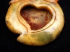Old Nephrite Jade Stone Carved Sculpture Lovely Peach Shaped Pot #03052602 — photo 3