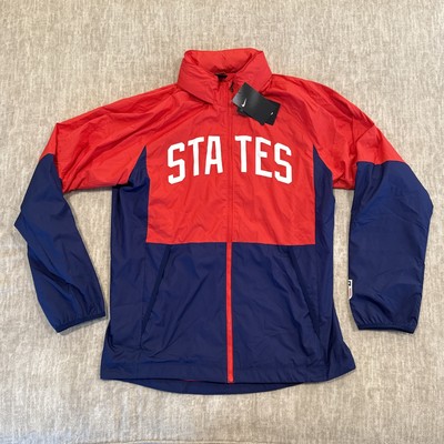 Nike USA Soccer Team Windbreaker Hooded Jacket CN7075-688 Men's Size Large $115