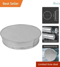 6 Inch Metal Vent Cap Galvanized Steel Duct Cover for Indoor Outdoor Use