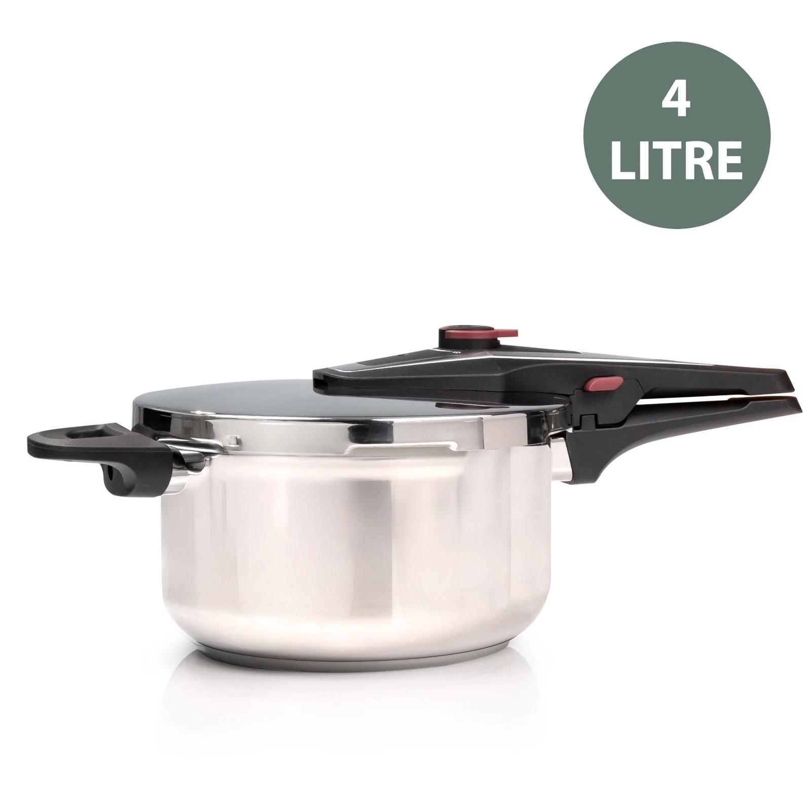 4 Litre Home Dual Handle Stainless Steel Pressure Cooker Kitchen Cookware
Opens in a new window or t