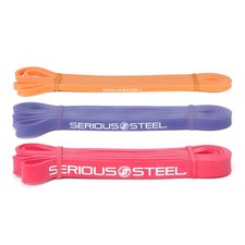 Serious Steel Fitness 41 Assisted Pull-up Band Sets, Stretching, Powerlifting,