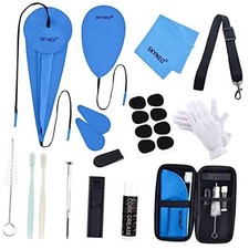 Saxophone Cleaning kit, Clarinet Cleaning Kit with Maintenance Kit,Cork blue