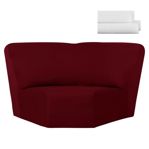 Corner Sofa Cover Stretch Corner Couch Cover Furniture Protector for Living R...