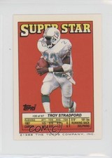 1988 Super Star Sticker Back Cards Troy Stradford Henry Ellard Vencie Glenn fm0