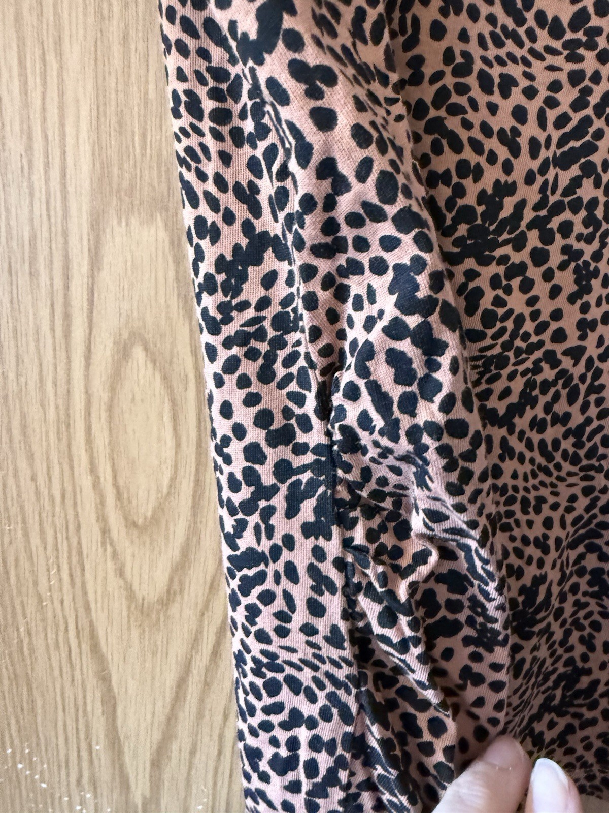 Women’s New Look Maternity Leopard Print Top Size 18 100% Cotton VGC image 2