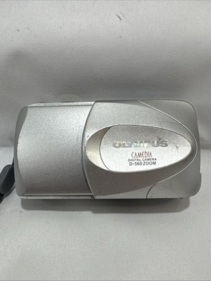 Olympus CAMEDIA D-560 ZOOM Compact Digital Camera 3.2MP 3x Zoom Silver
