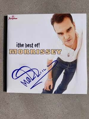 モリッシー　Morrissey サイン入り写真 MORRISSEY SIGNED VINYL! Authenticated Signature! Morrissey Gifts