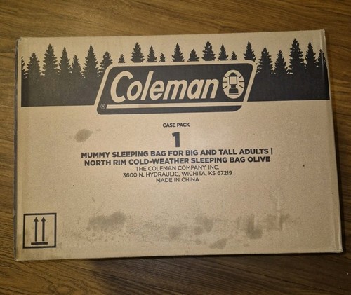 Saco de Dormir Coleman North Rim 6' 2" Adulto Clima Frío Momia Estilo 0°F ~ NUEVO - Imagen 2 de 4