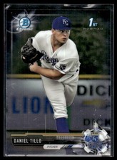2017 Bowman Draft Chrome Daniel Tillo Kansas City Royals #BDC-59