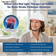 PBM Brain Light Therapy Helmet 280 LED for Depression PTSD Neuro Rehabilitation