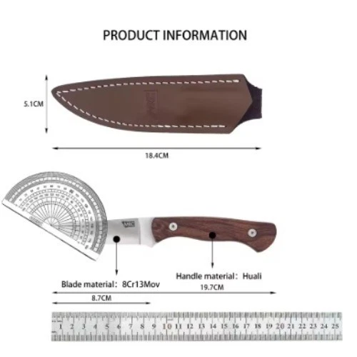 Montana Knife Co MKC 刀片木制手柄 MagnaCut 免运费 — 第 4/4 张图片