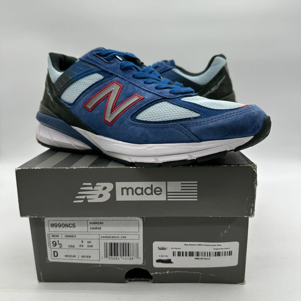 New Balance 990v5 Made In USA Andromeda Blue for Sale