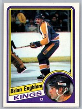 Brian Engblom 1984-85 Topps HOCKEY #65 Los Angeles Kings
