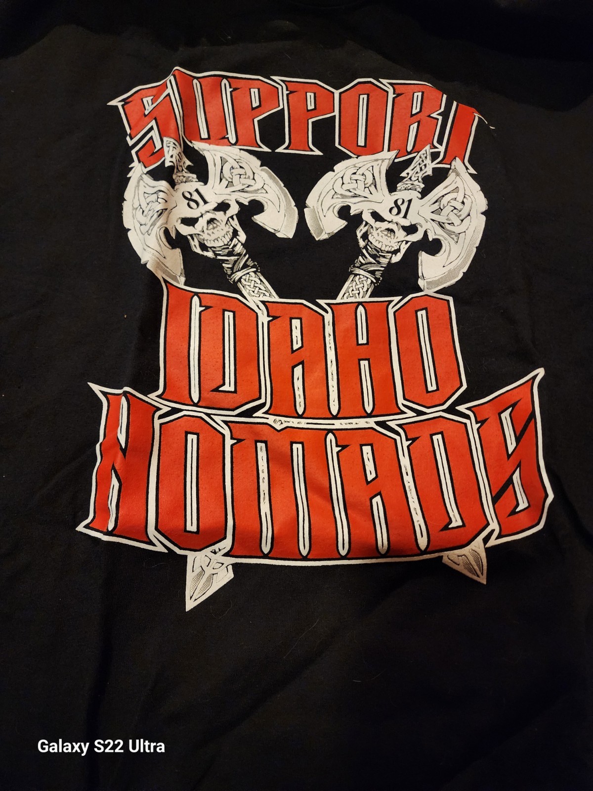 Hells Angels Support 81 Idaho Nomads Essential Tee 2XL Shirt