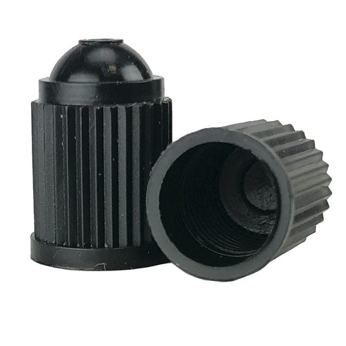 Pack of 12 Black Valve Stem Caps for all American Schrader type Valve Stems - Picture 3 of 3