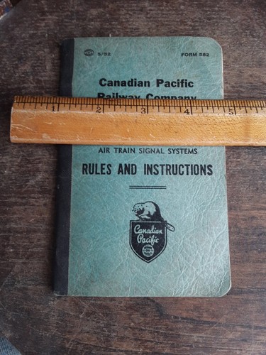Manual de instrucciones y reglas de Canadian Pacific Railway Company libro de bolsillo - Imagen 4 de 24