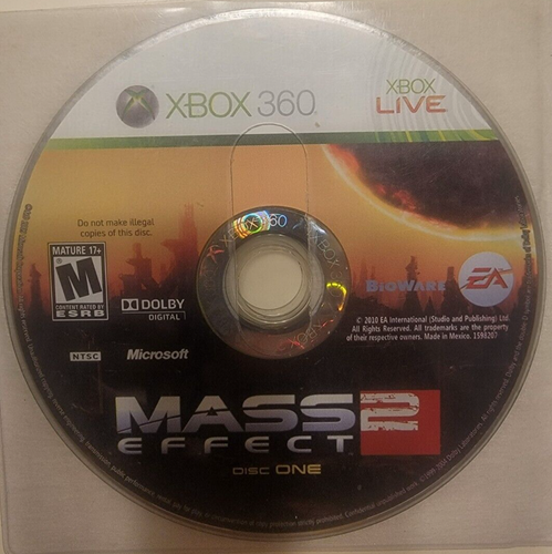 Mass Effect 2 (Xbox 360) DISCS ONLY! NO TRACKING! READ DESCRIPTION!