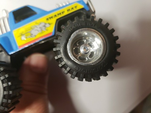 Vintage Tootsie Toy 4.25" Monster Truck Swamp Rat Blue Ford F-150 - Picture 10 of 11