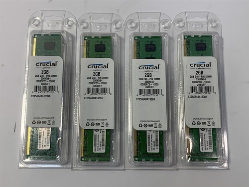 NEW 8GB (4x 2GB) Crucial DDR3 1333MHz PC3-10600 RAM CT25664BA1339A - Picture 2 of 3