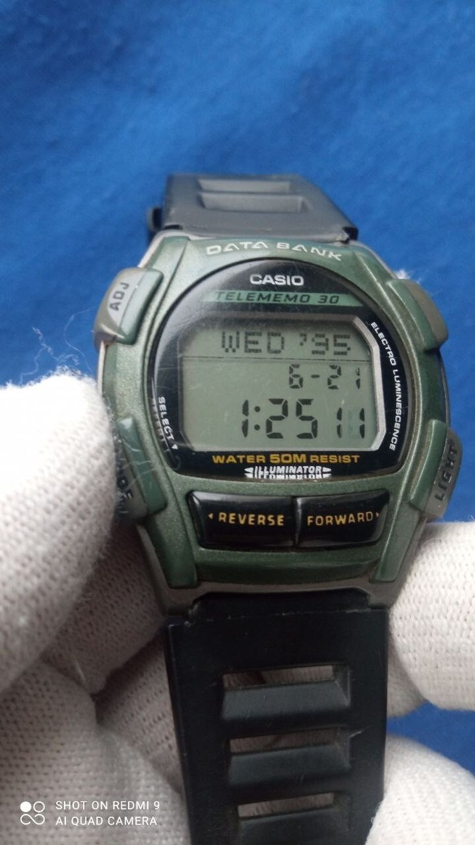 Casio Data Bank DB-35H Module 1600 Telememo Illuminator Vintage