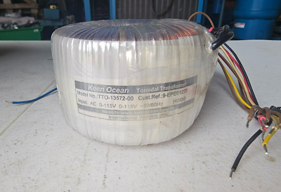 Keen Ocean Toroidal Transformer 120V AC Primary TTO-13572-00 | eBay