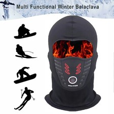 Fleece Lined Balaclava Face Mask Thermal Windproof Breathable Motocycle Ski Mask