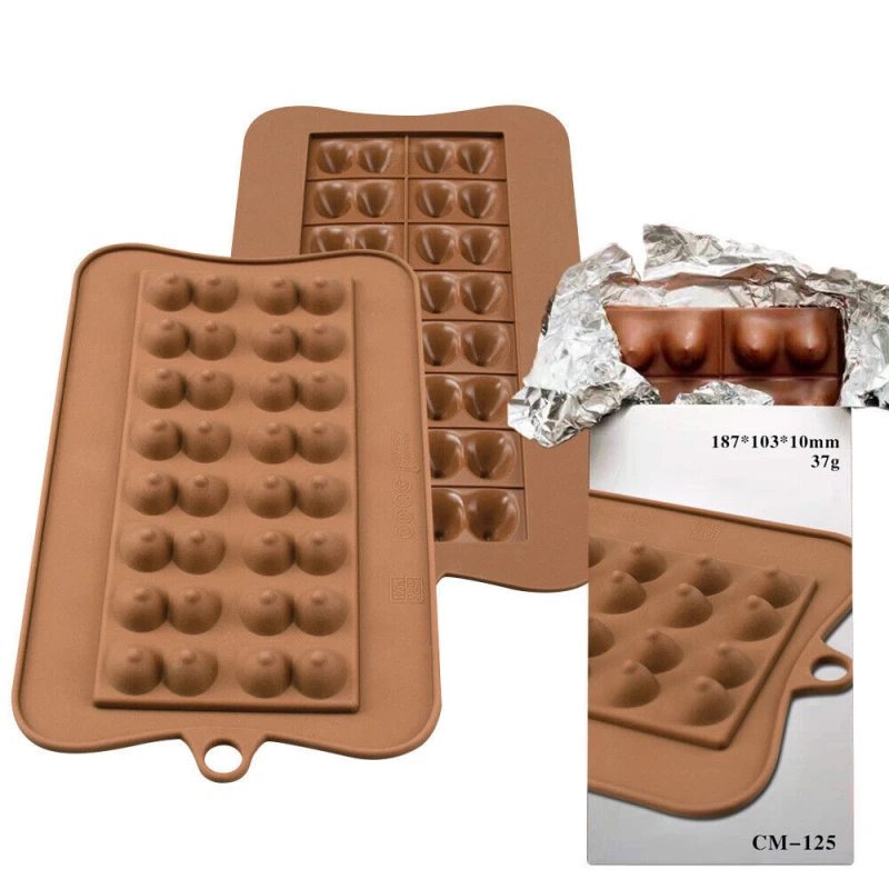 Boobs Silicone Mold Chocolate Cake Mould Candy Sugarcraft Baking Breast  Cookie