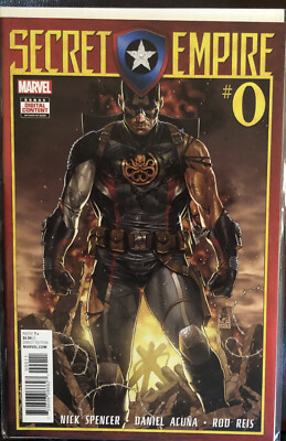 SECRET EMPIRE #0 CAPTAIN AMERICA 1ST PRINT MARVEL COMICS (2017