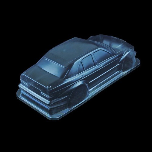 1/10 Lexan Clear RC Car Body Shell for Mercedes-Benz 190E Evo II WT 190mm - Picture 5 of 6