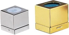 Brass or Chrome Billiard Pool Cue Chalk Box Holder