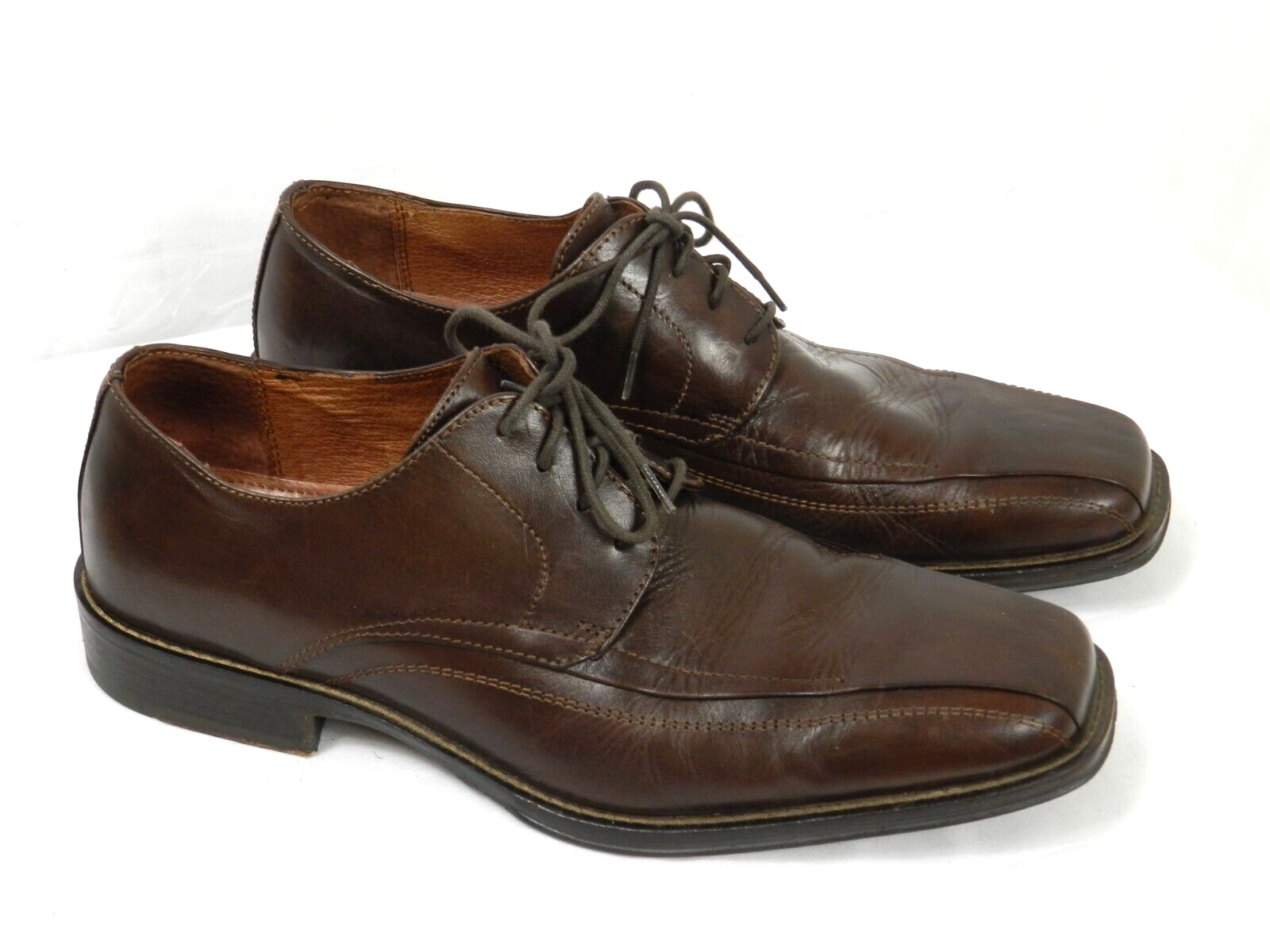 SAOLA Scarpe Johnston e Murphy uomo 8 M scarpe eleganti Oxford pelle marrone