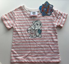 Paw Patrol - T Shirt - size 3, cream with stripe, new, with label