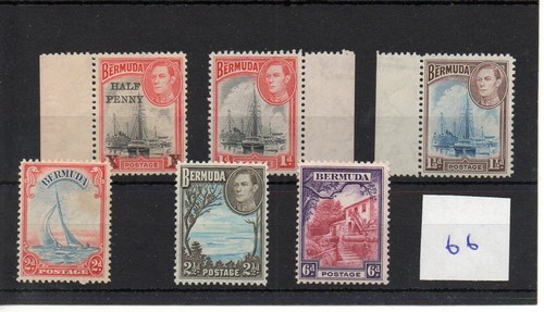 Bermuda (66) George V/V1 - 1936/38 - Auswahl - postfrisch - SG Kat 16€