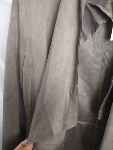 NWT Womens Bianca Sewing Company Size 38-US 8 Taupe Shawl Belted Jacket Bulgaria - Picture 10 of 12