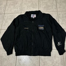 Vintage 90s 1995 Logo Athletic Brickyard 400 NASCAR Jacket Sz XL