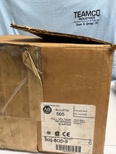 NEW Allen-Bradley 505-BOD-9 Full Voltage Reversing Starter 120V 60Hz Nema Size 1