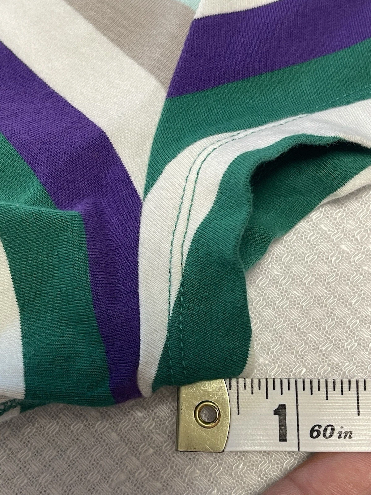 lole striped tie back organic cotton shirt