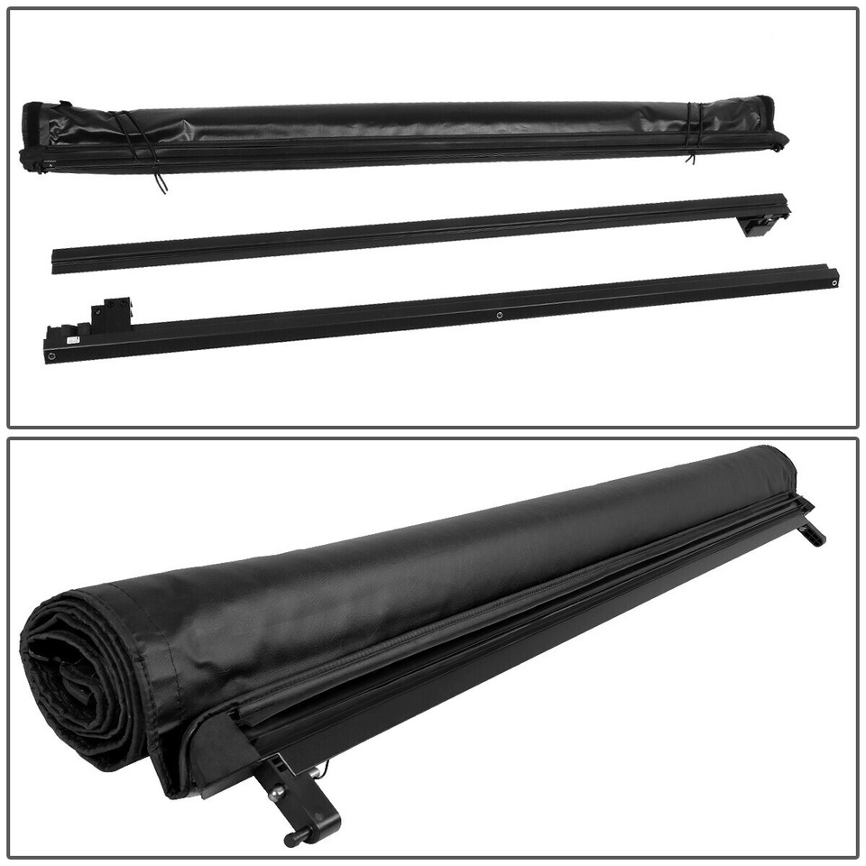 Soft Roll-Up Tonneau Cover For 1989-2004 Toyota Pickup/Tacoma 6ft Short Bed Truck 8 thumbnail image