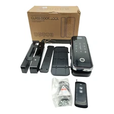 App Smart WIFI Lock Office Intelligent Fingerprint Digital Glass Door Lock Built