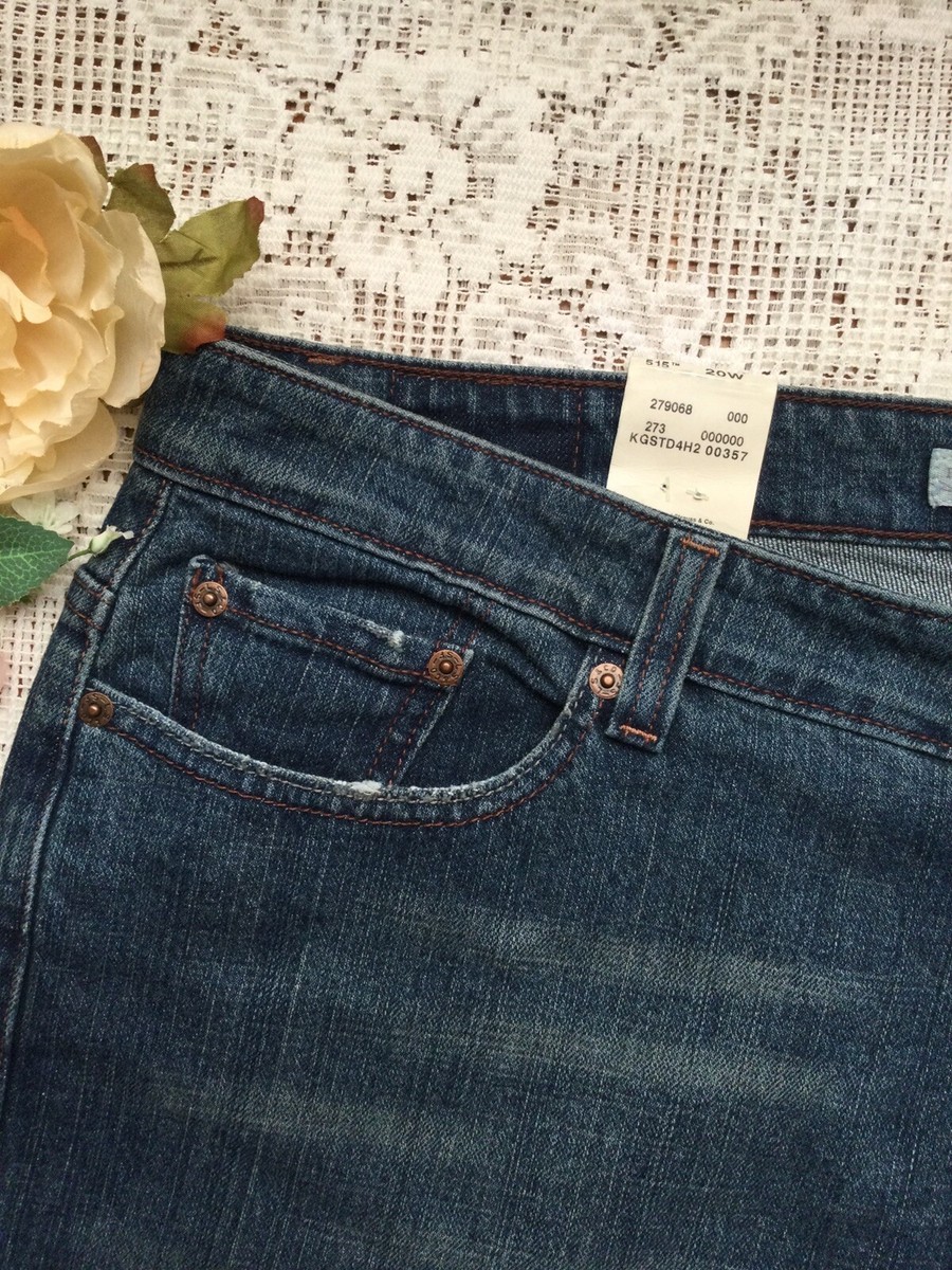 ポケット Levi's 515 Womens Boot Cut Denim Blue Jeans Size 20 Medium NEW | eBay