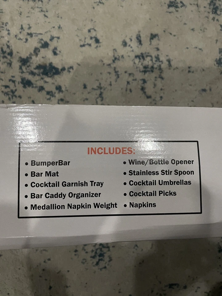 Коктейльный набор верхняя полка бампер бар - Изображение 3 из 4