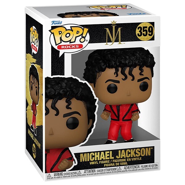Funko Pop! Rocks Series Michael Jackson Thriller Figure #359 NEW