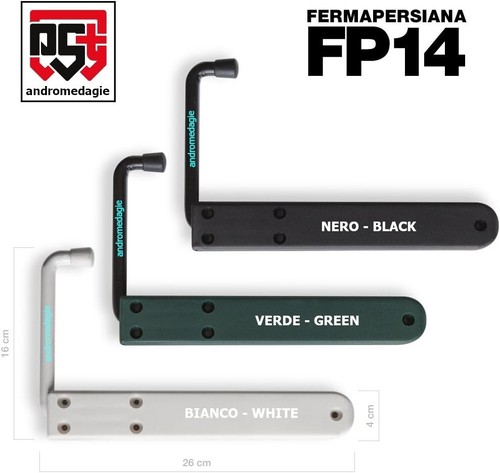 FERMA PERSIANA PIEMONTE 1 PZ NERO - Affidabile, Regolabile, Impermeabile - Picture 3 of 4