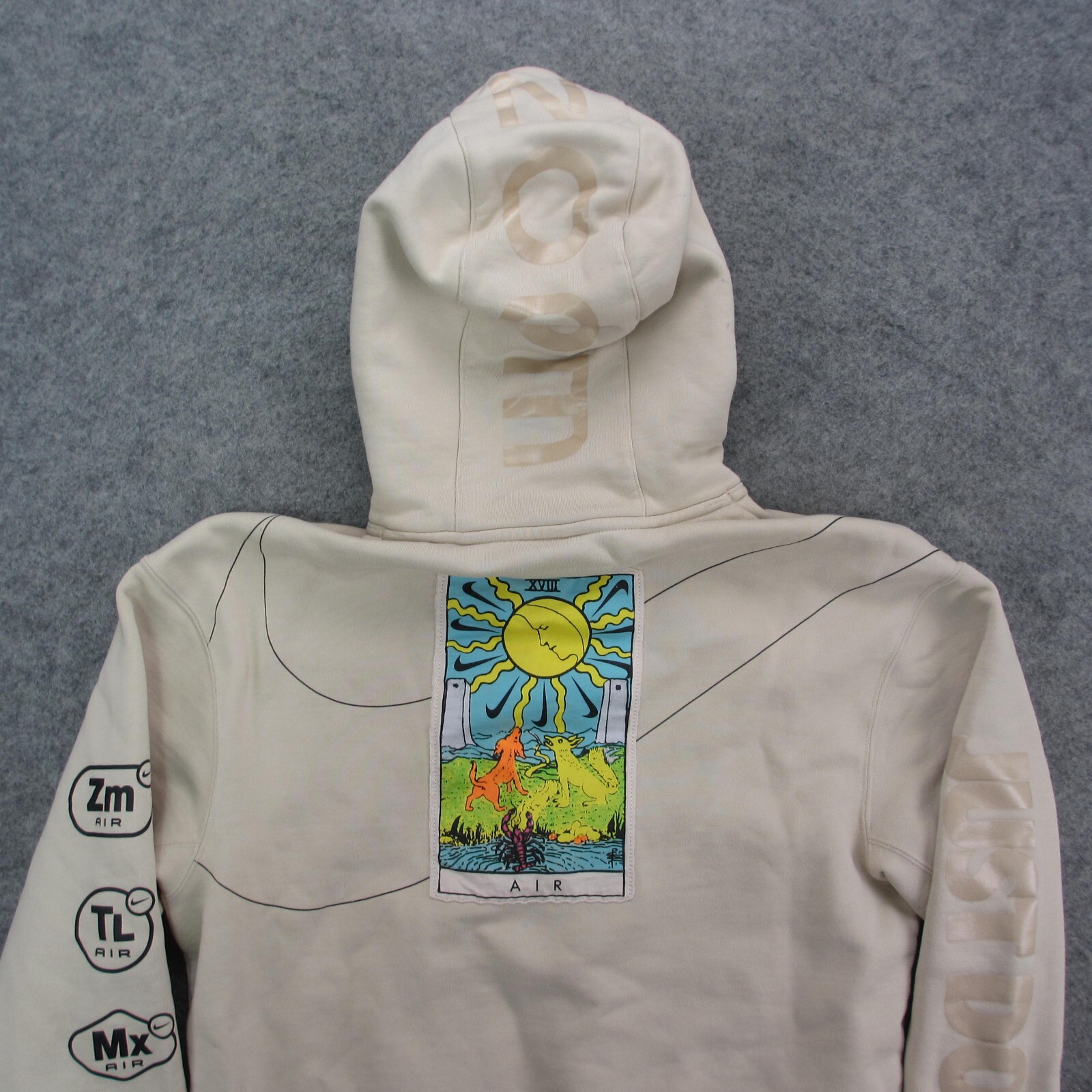 Nike Element Heavyweight Hoodie Men's S Beige Pullover Sweatshirt image 7