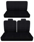 Fits 1972 Chevy Monte Carlo 2dr sedan Front 50-50 top and solid Rear seat covers