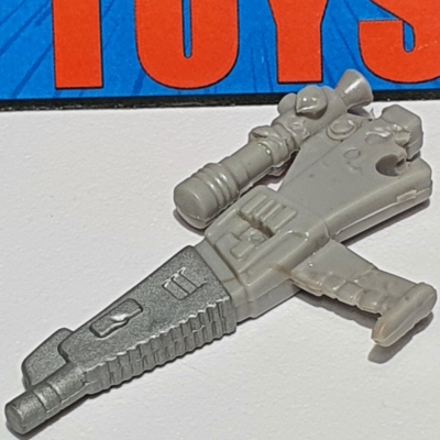 Vtg Spiral Zone Lt. Hiro Taka RIFLE gun blaster Tonka 1987 gray