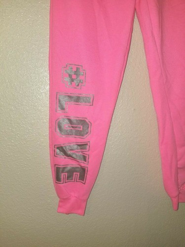 Comfy Girl's Limited Too Size L 10 Jogger Sweat Pants Love Graphics - Picture 3 of 12