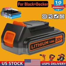 1.5Ah for Black and Decker 20V Lithium-Ion Max Battery 20 Volt LBXR20 LBXR2020