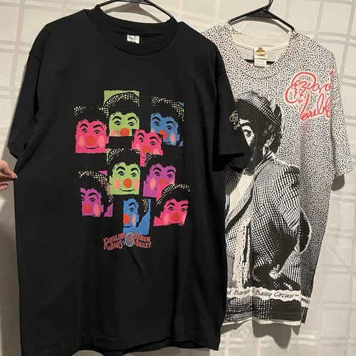 Vtg 90s Ringling Bros - Barnum & Bailey T shirt Sz XL David Larible Clown (2) - Picture 2 of 11